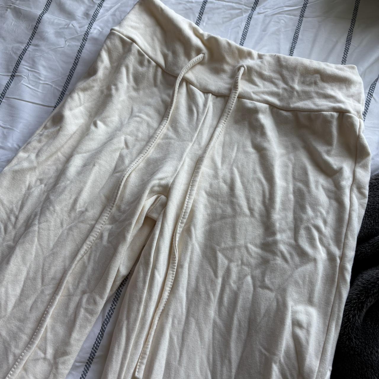 Source Unknown Women's Sweatpants - Cream/White -… - image 2