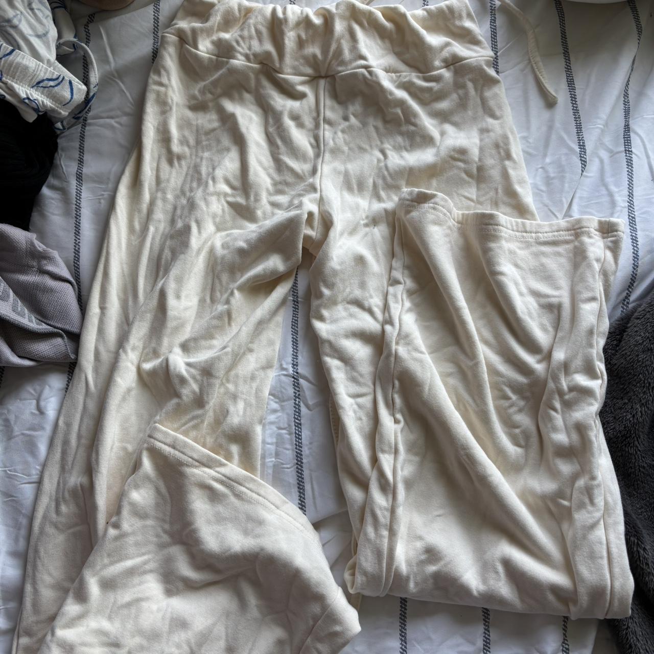 Source Unknown Women's Sweatpants - Cream/White -… - image 3