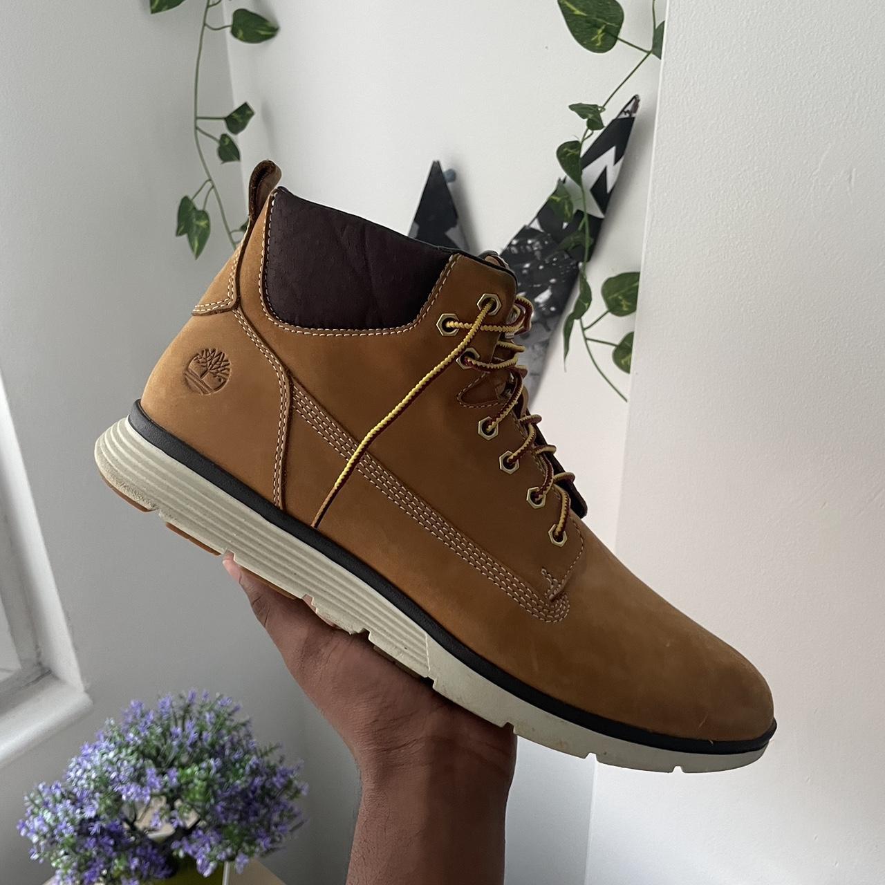 timbs -authentic -brown/tan -light use -fair... - Depop