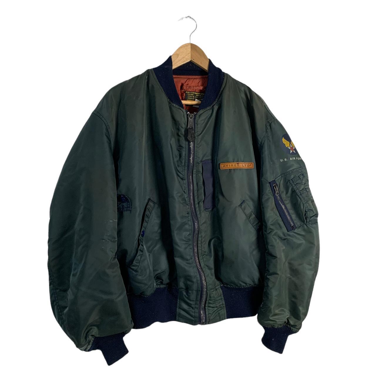 希少 80s AVIREX reversible MA-1 Jacket 80s Avirex MA1 flight Jacket (M) - Mercanzia
