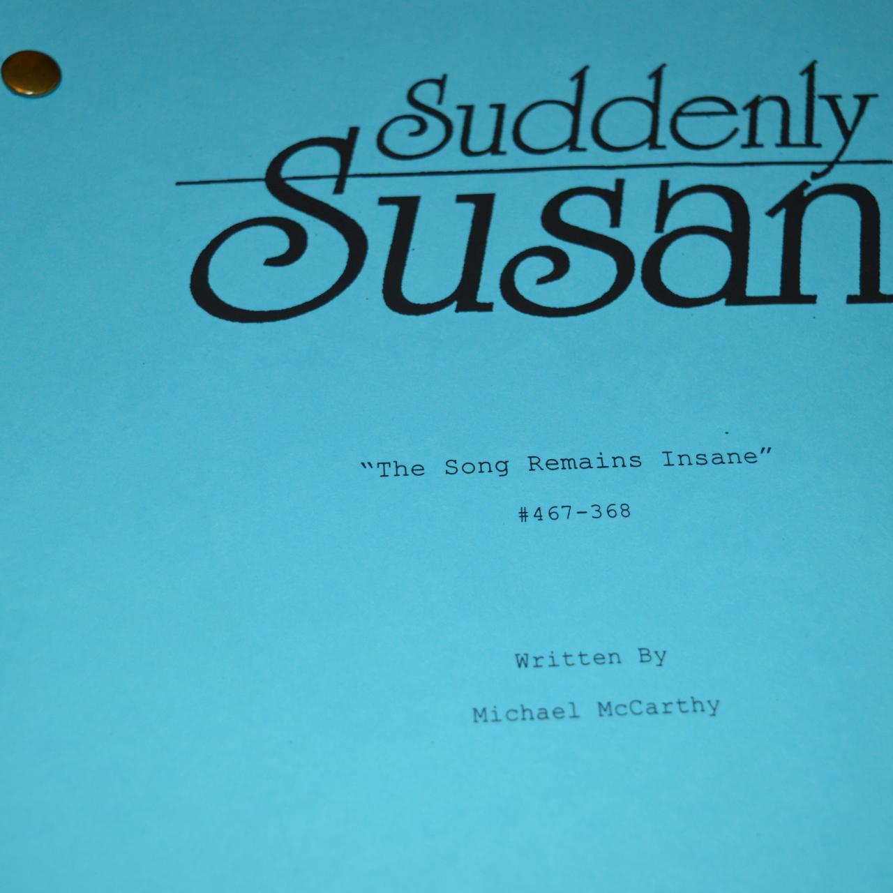 Suddenly Susan script The Song Reminds Insane Hi... - Depop