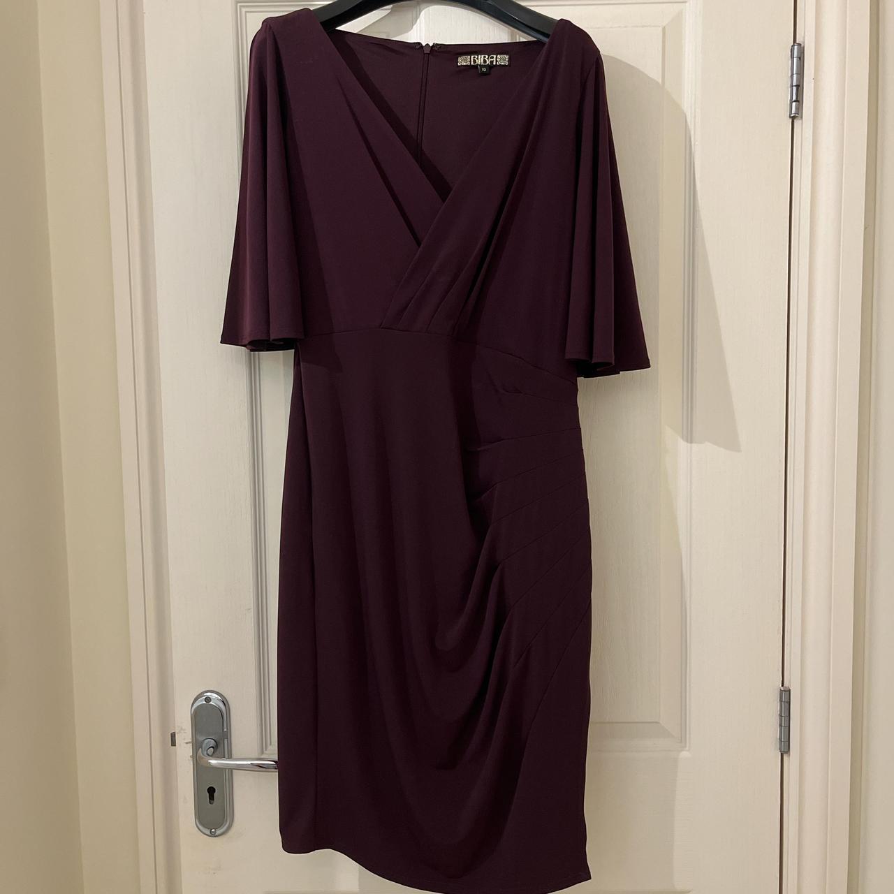 Biba burgundy dress best sale