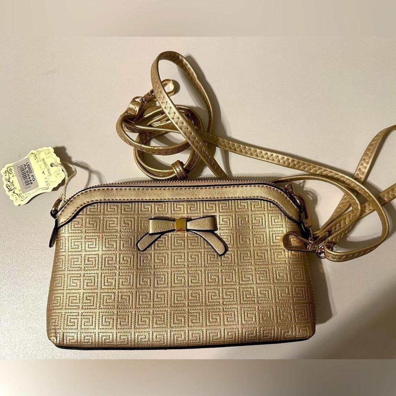 Piece Alyssa Crossbody Bag NEW ALYSSA PINK GOLD Lead Safe Vegan