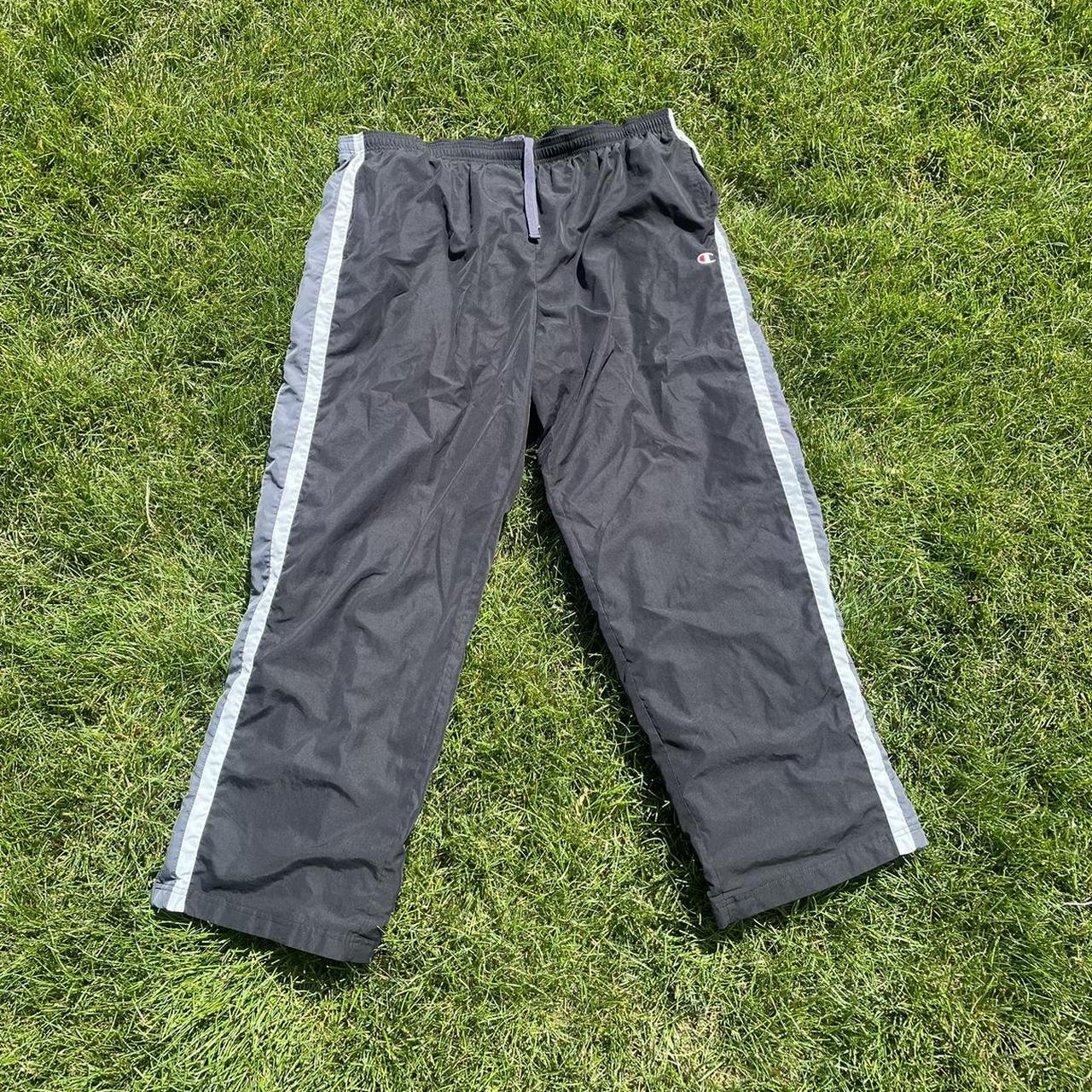 Very Baggy Champion Track Pants, Stripes