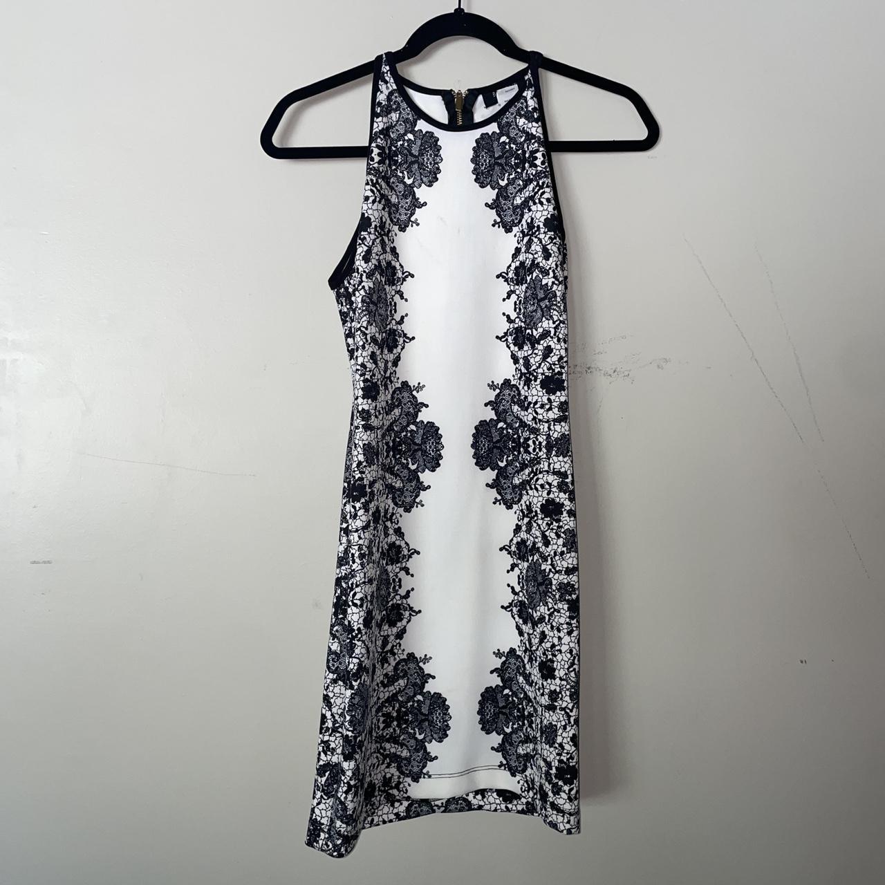 B darlin black and white dress hotsell