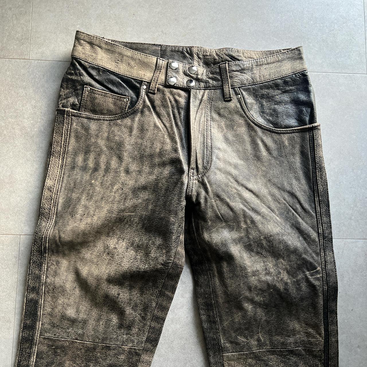 Yearsoftears Osbatt Biker Racer Leather - Depop