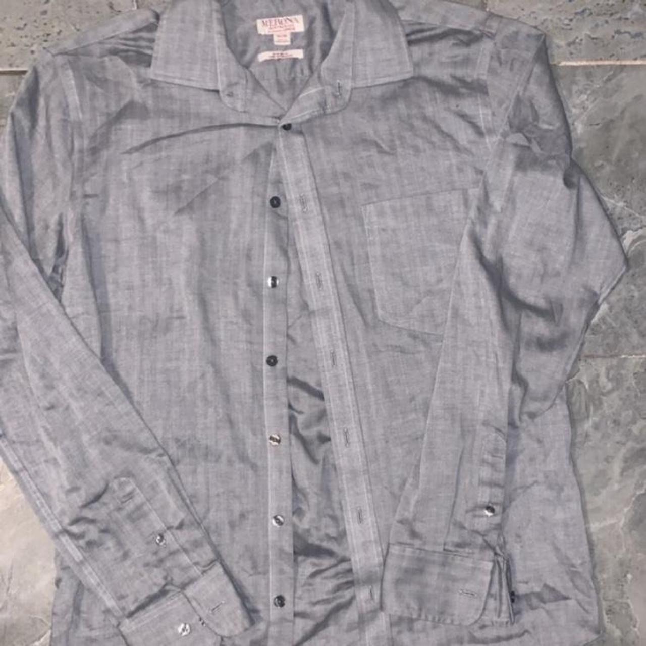Men’s “Merona” Button Up Dress Shirt