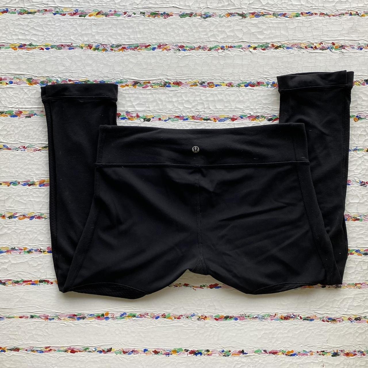 Lulu Lemon 3/4 Leggings with Soft Mesh Material | Depop