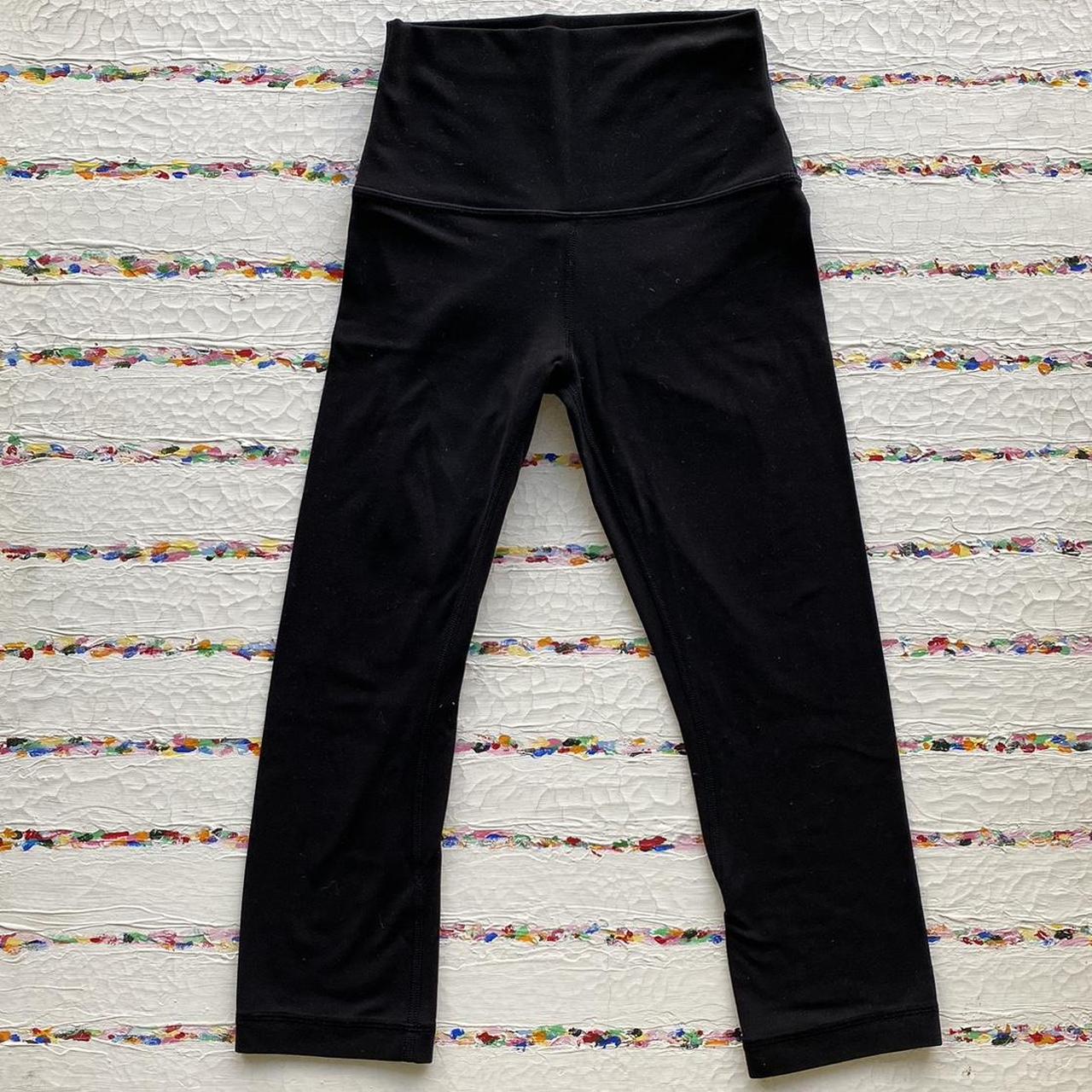 Lulu Lemon 3/4 Leggings with Soft Mesh Material | Depop