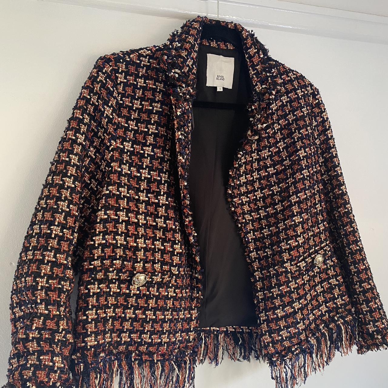 River island tweed jacket womens on sale