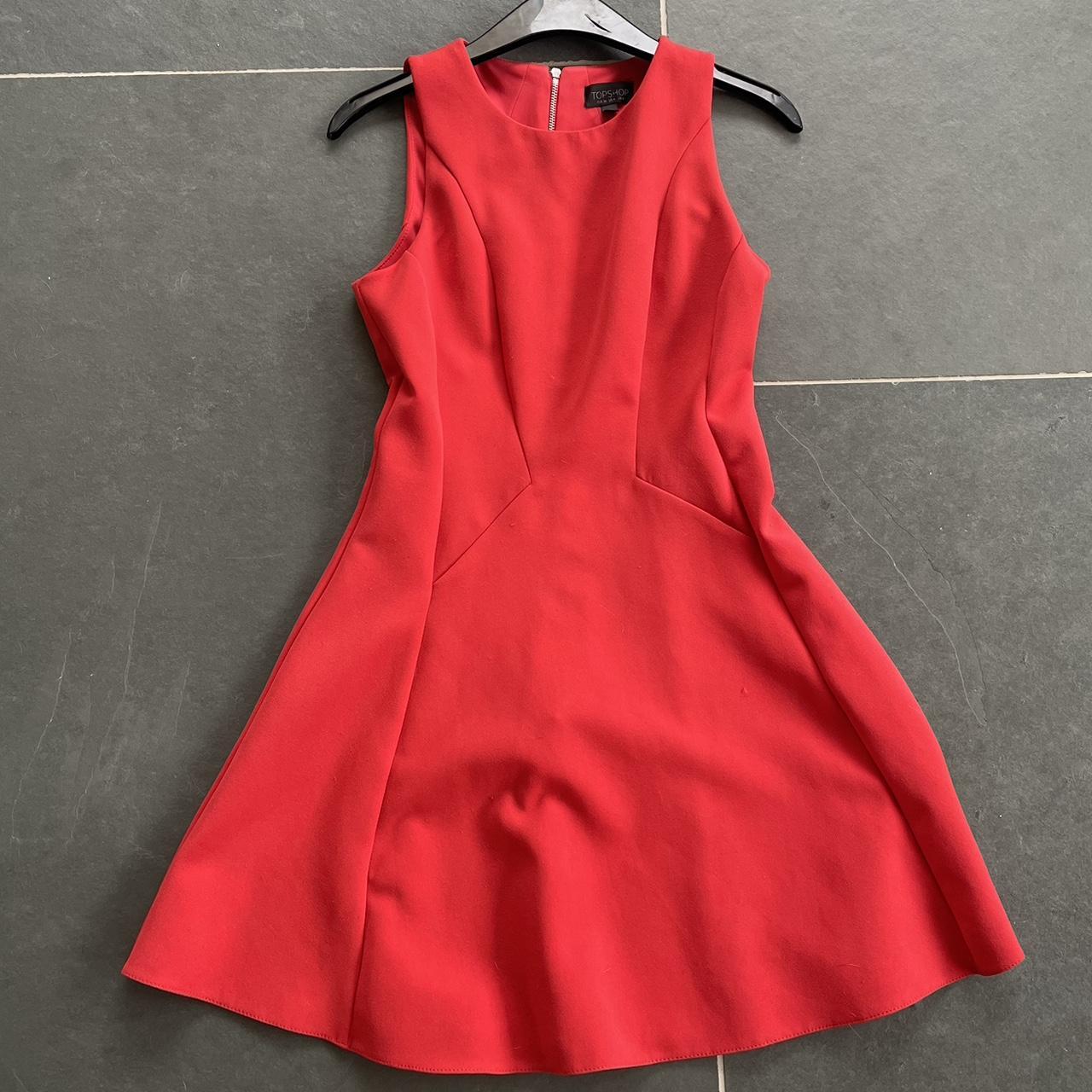 Red top shop dress Perfect condition no marks♥️🌹 Size... - Depop