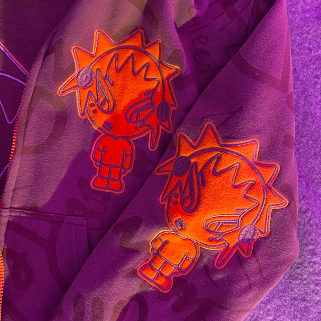 named collective brown and orange zip | Depop