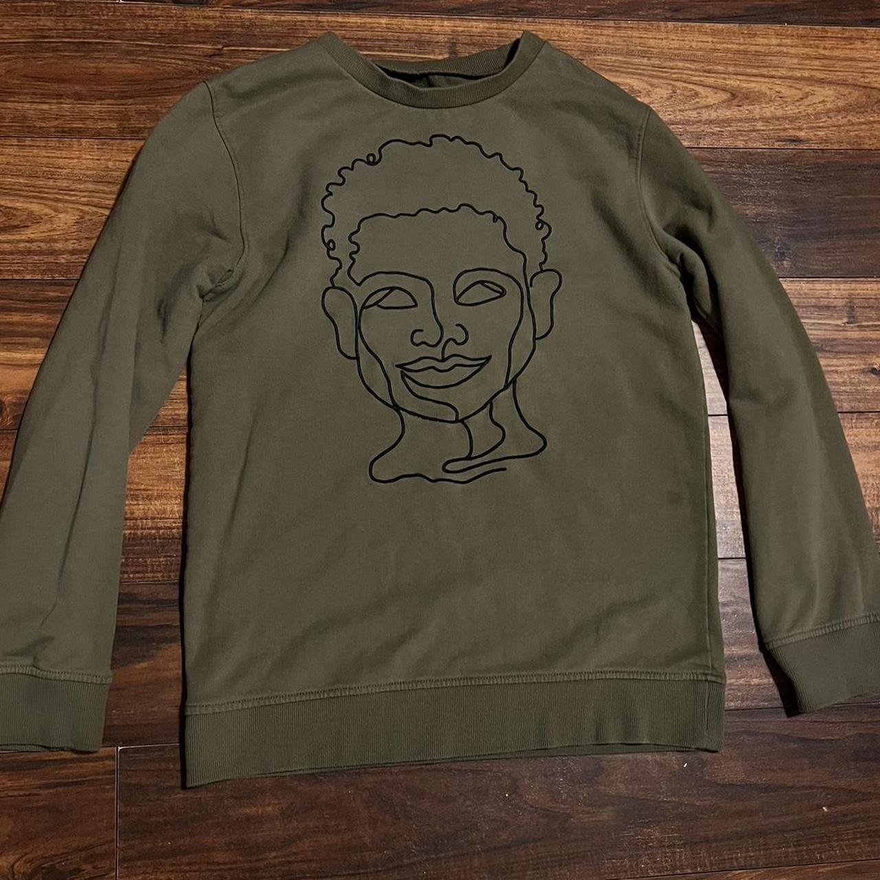 Black history sweater. Has a small spot as shown in... - Depop