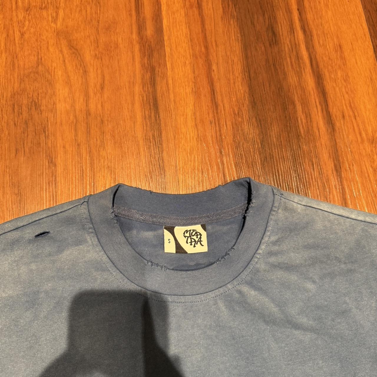 MERTRA Layered Tee Sサイズ Mertra mertra blue layered tee | Depop