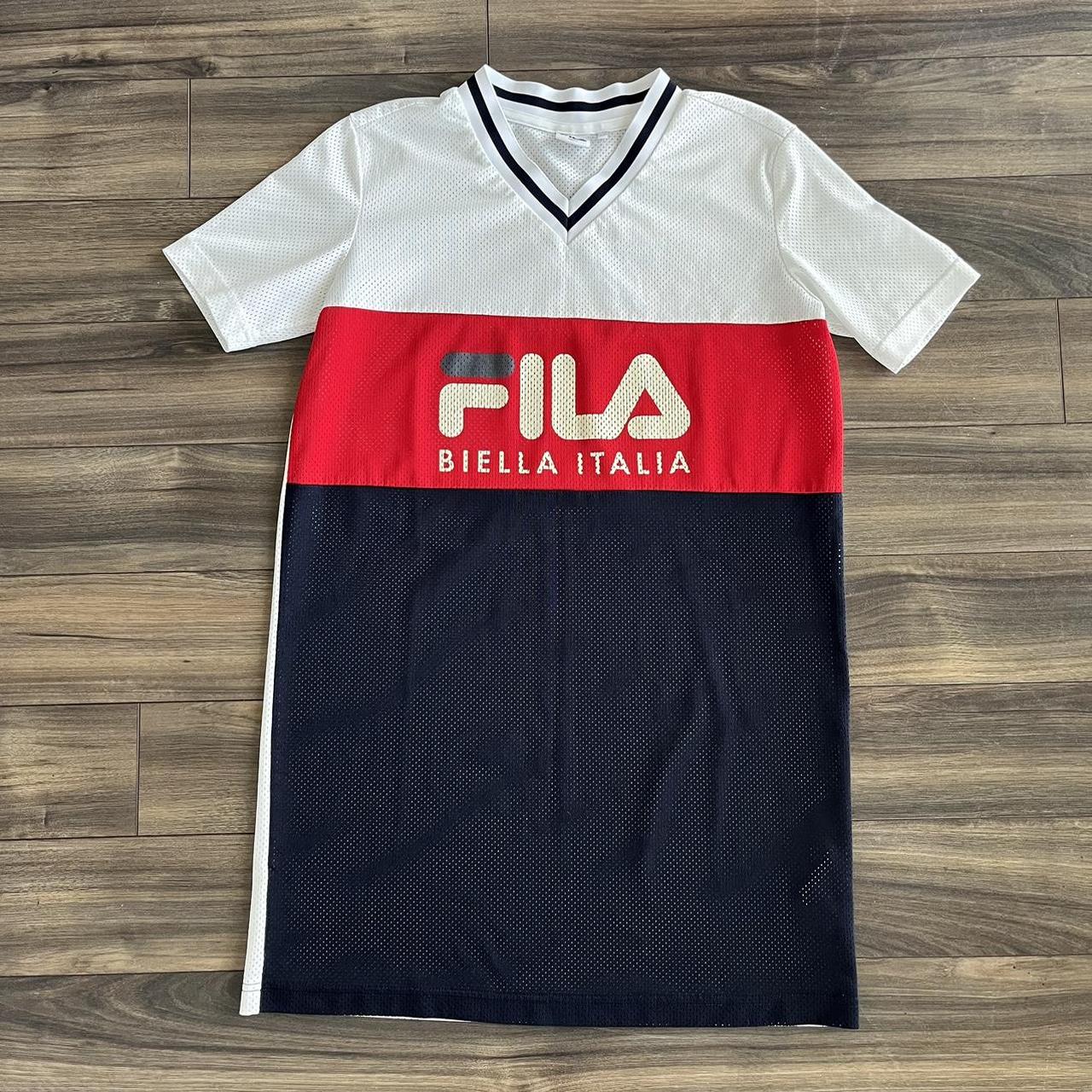 Fila mesh shops shirt