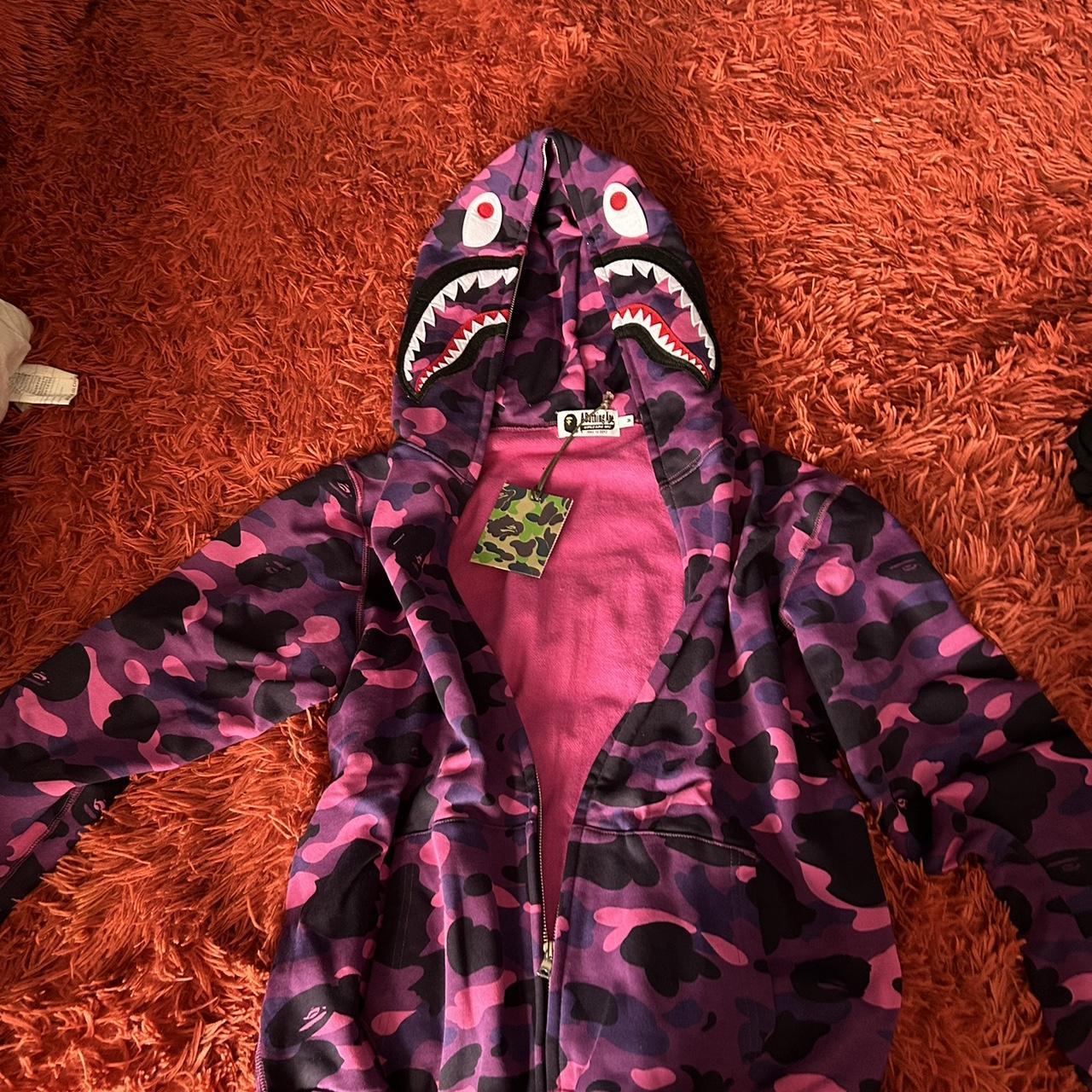 Bape sweatshirt purple sale