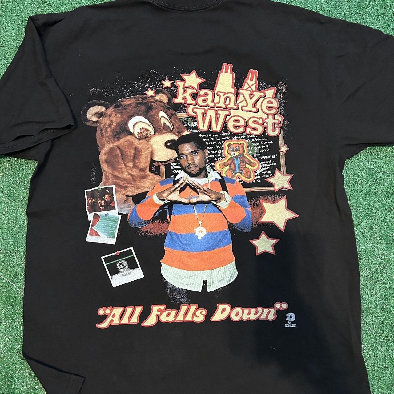 Kanye West College Dropout Rap Tee *fits | Depop Kanye West College Dropout Rap Tee *fits | Depop