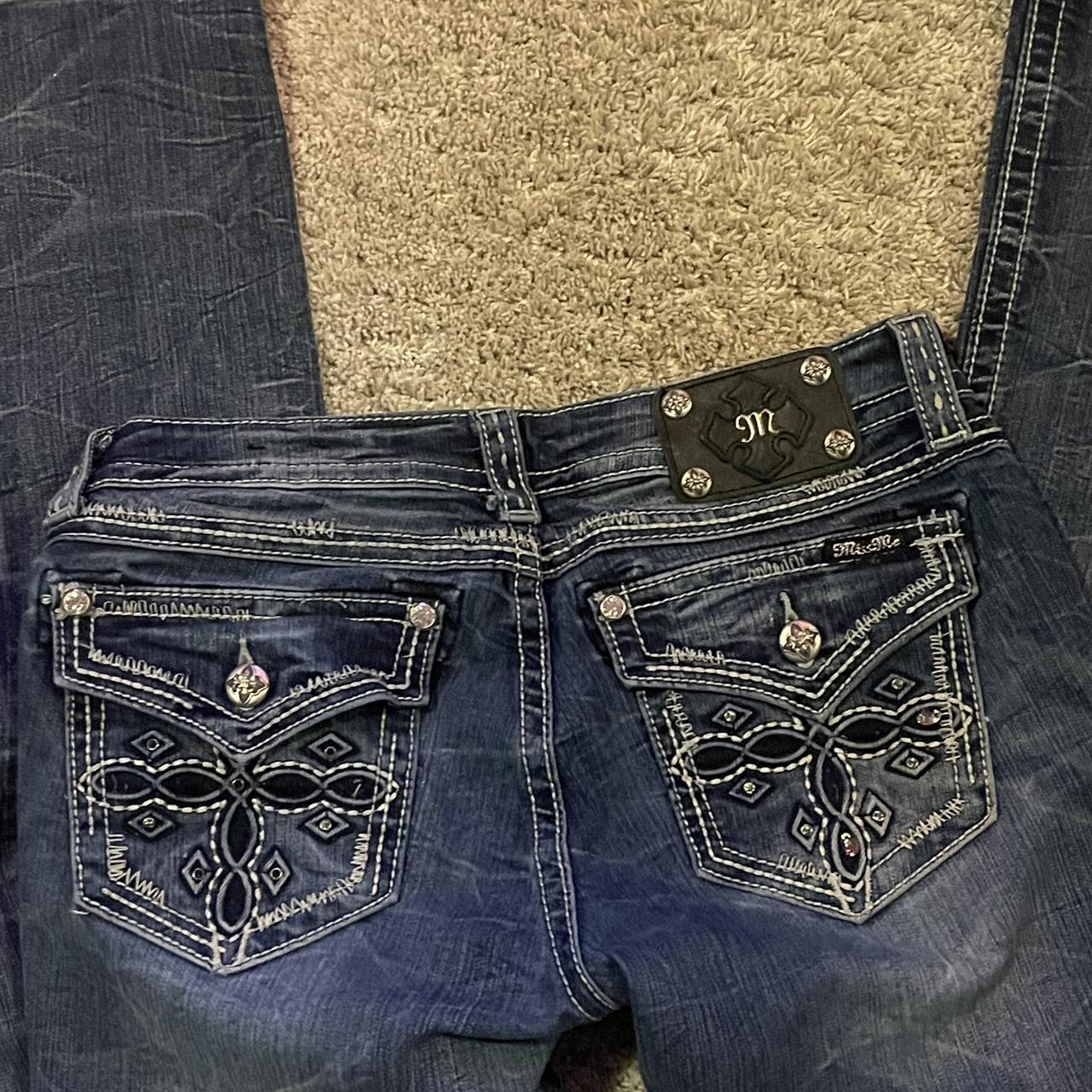 MISS ME JEANS WOMENS 30W 36L 🚨NOT SHIPPING... - Depop