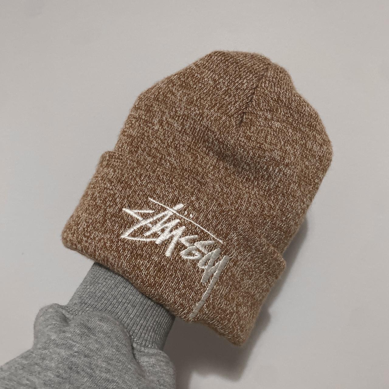 Stussy stock cuff beanie copper One size Worn once. Depop