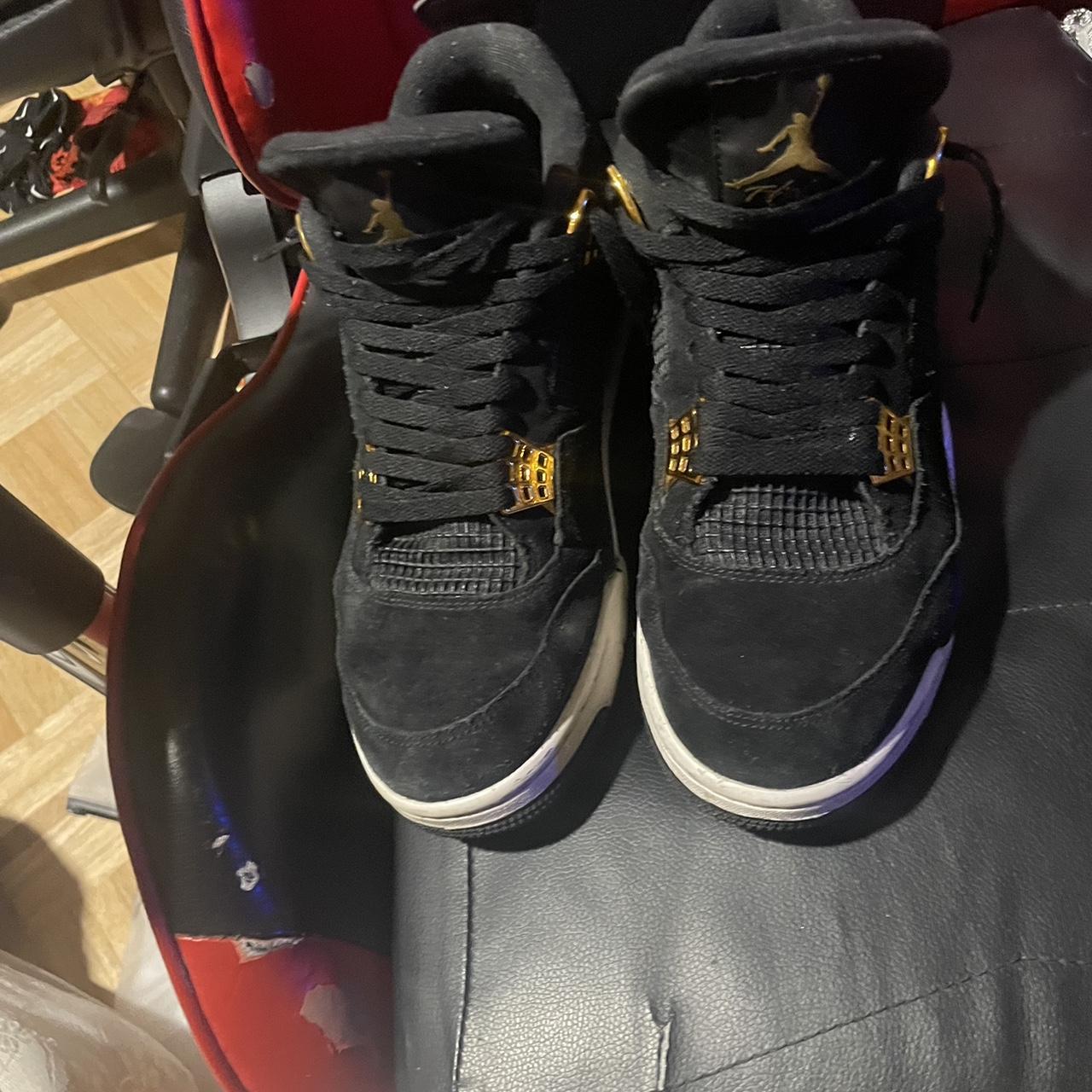 Jordan 4 royal gold - Depop