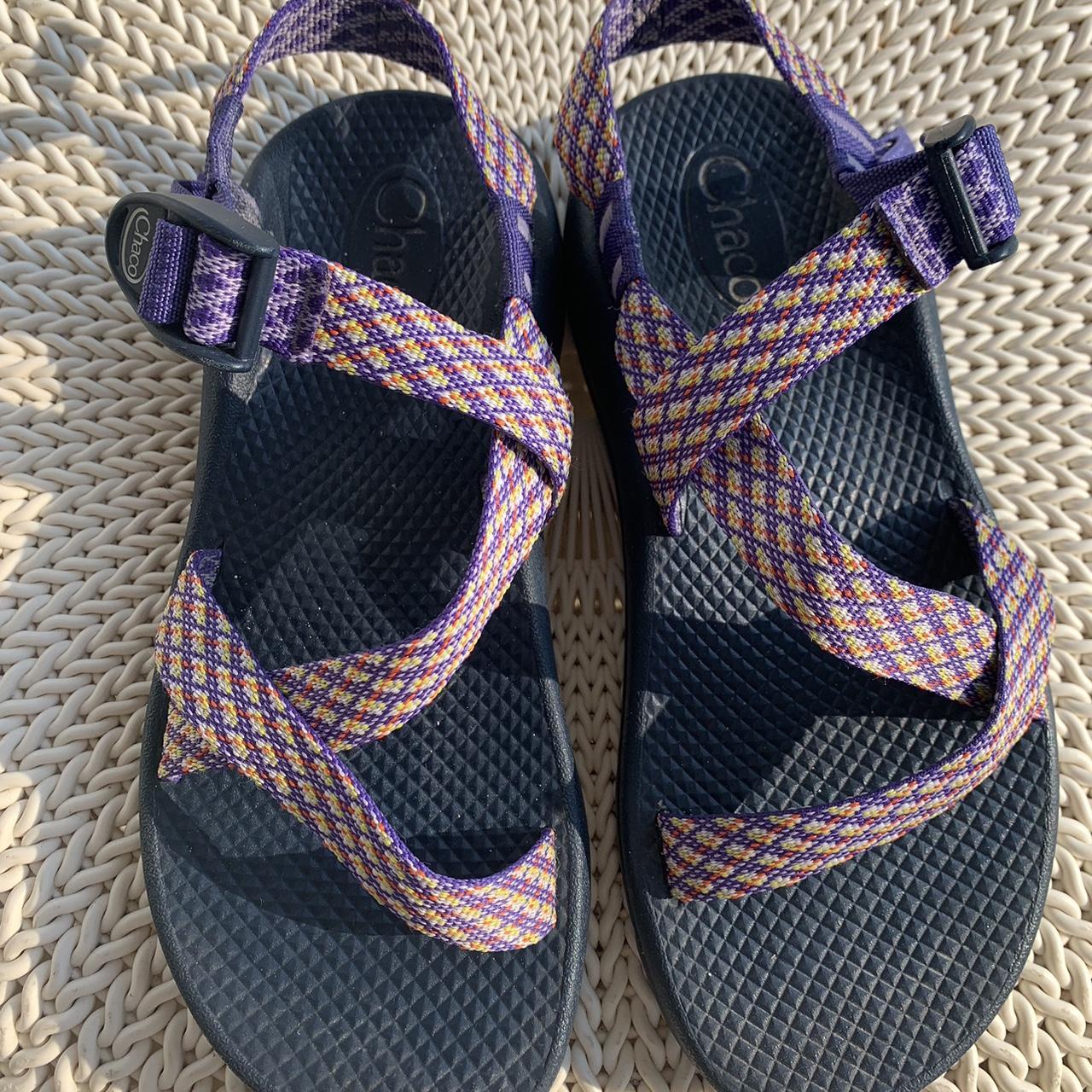 Women s Chaco s Adjustable Strap Sandals Purple and Depop