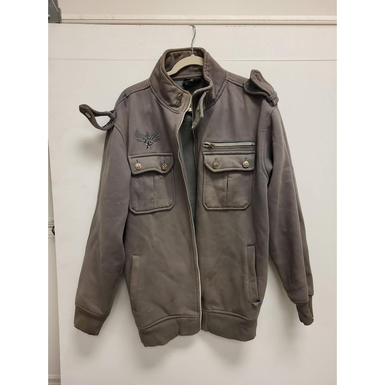 Men's Jacket - Grey - XL – Basic Code Jacket XL G… - image 1