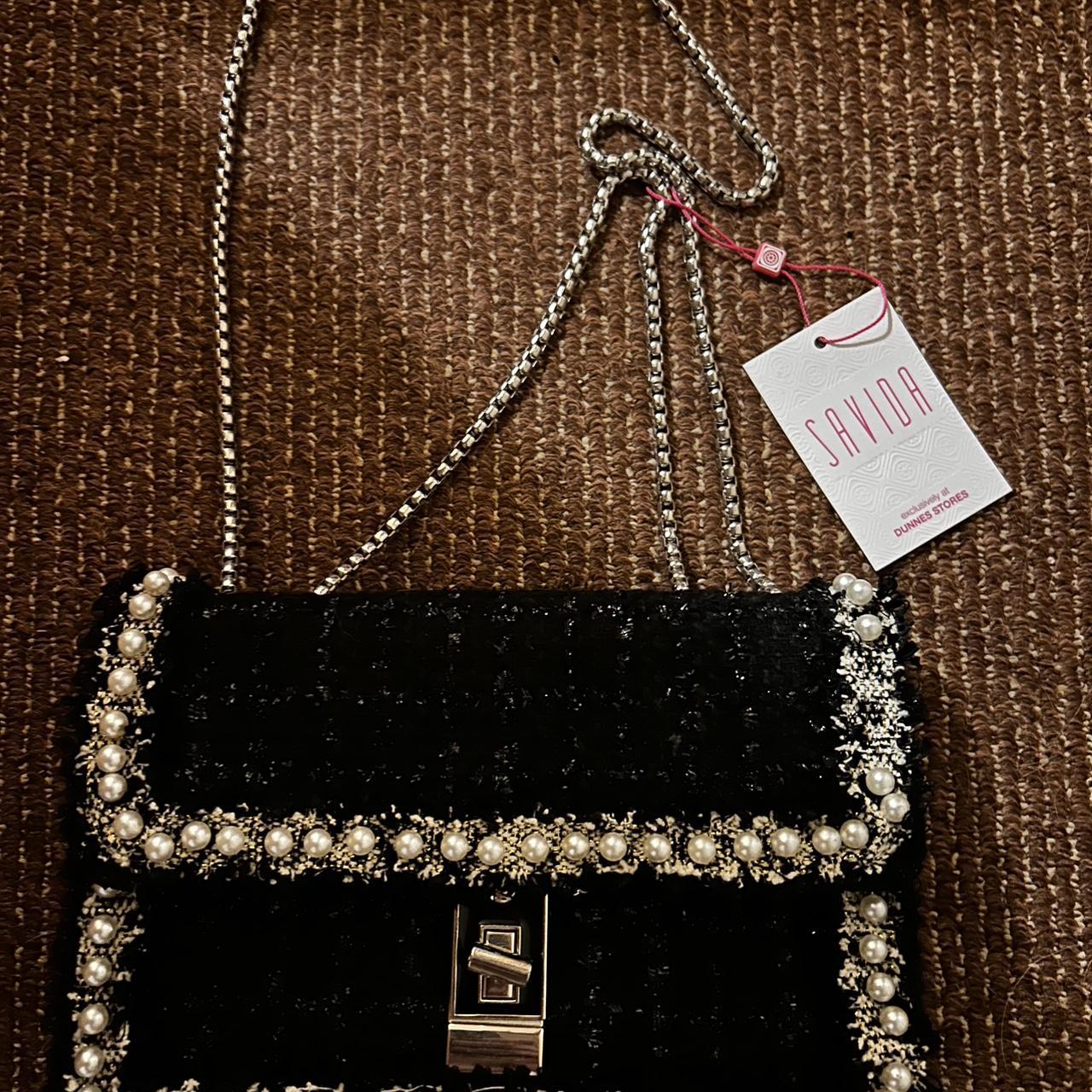 Savida handbag never used tag still on. 4 pearls. Depop