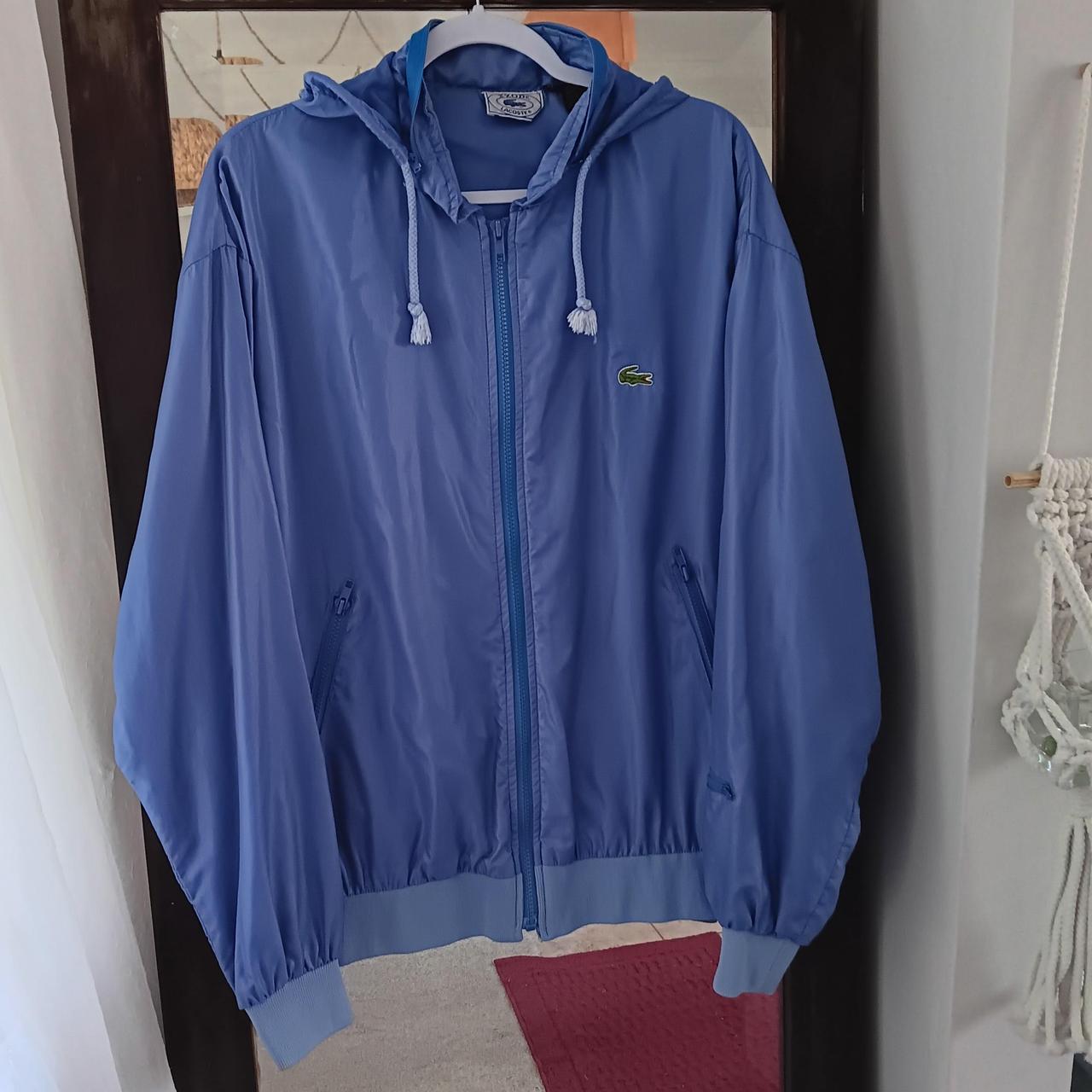 IZOD LACOSTE 90s Periwinkle Hooded Depop