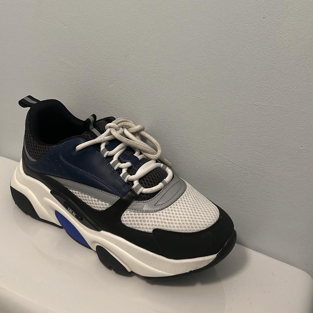 USED - Dior B22, Navy Blue, Size 9, Authentic - Depop
