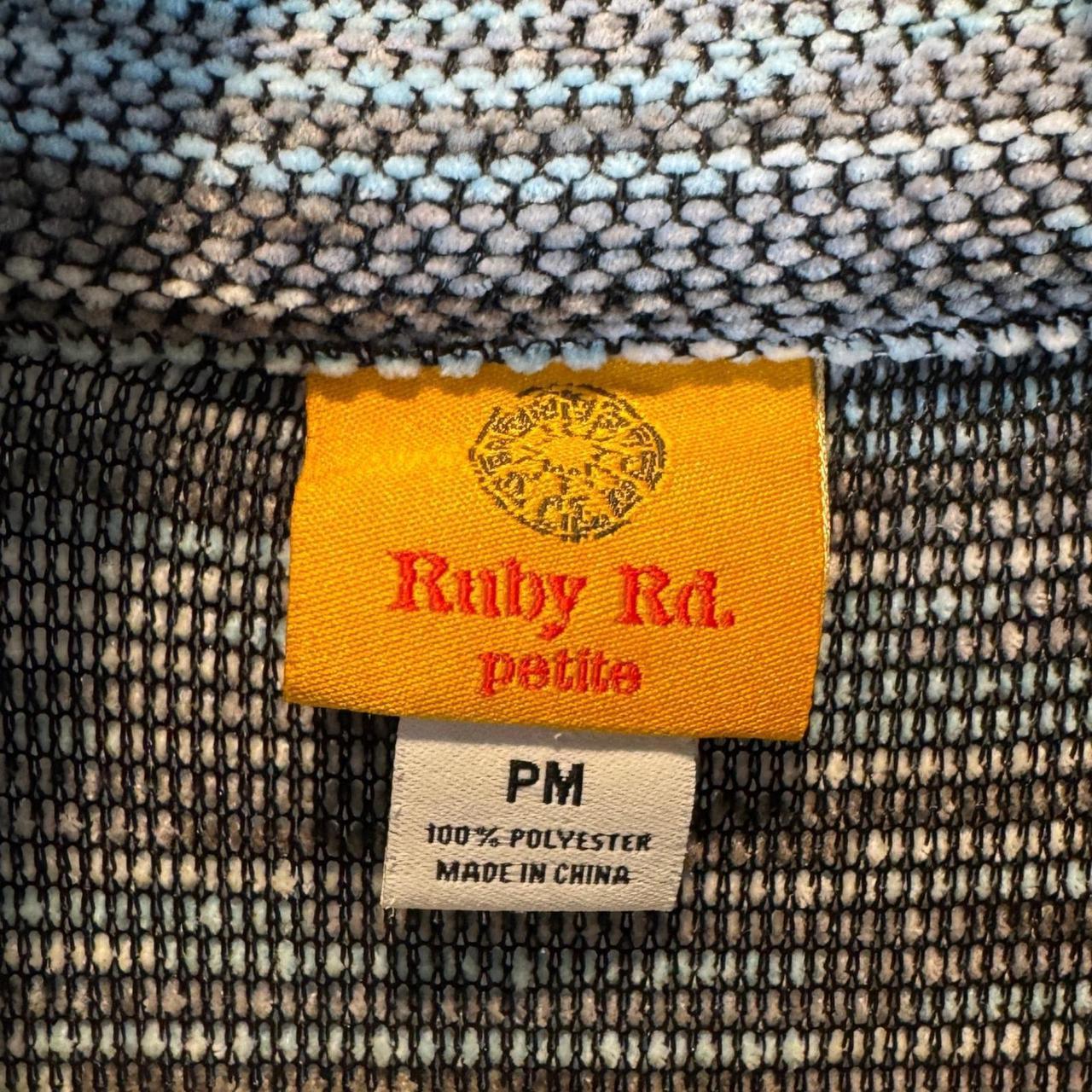 Ruby Rd. Women's Top - Blue/Brown - M – Ruby Rd P… - image 5