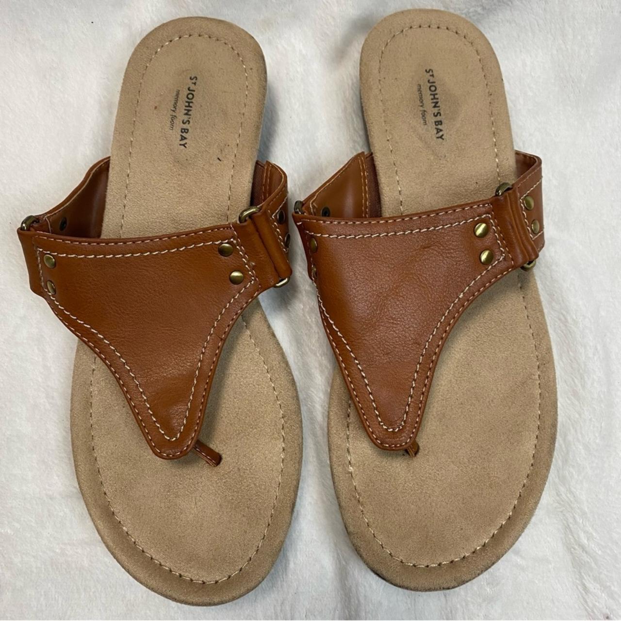 Wedge Heel St John's Bay Sandals Sale St Johns Bay Uriel Size