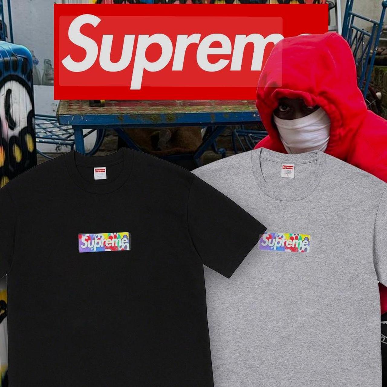 Supreme X Slawn Black Box Logo t size small ✓🔥 Next | Depop