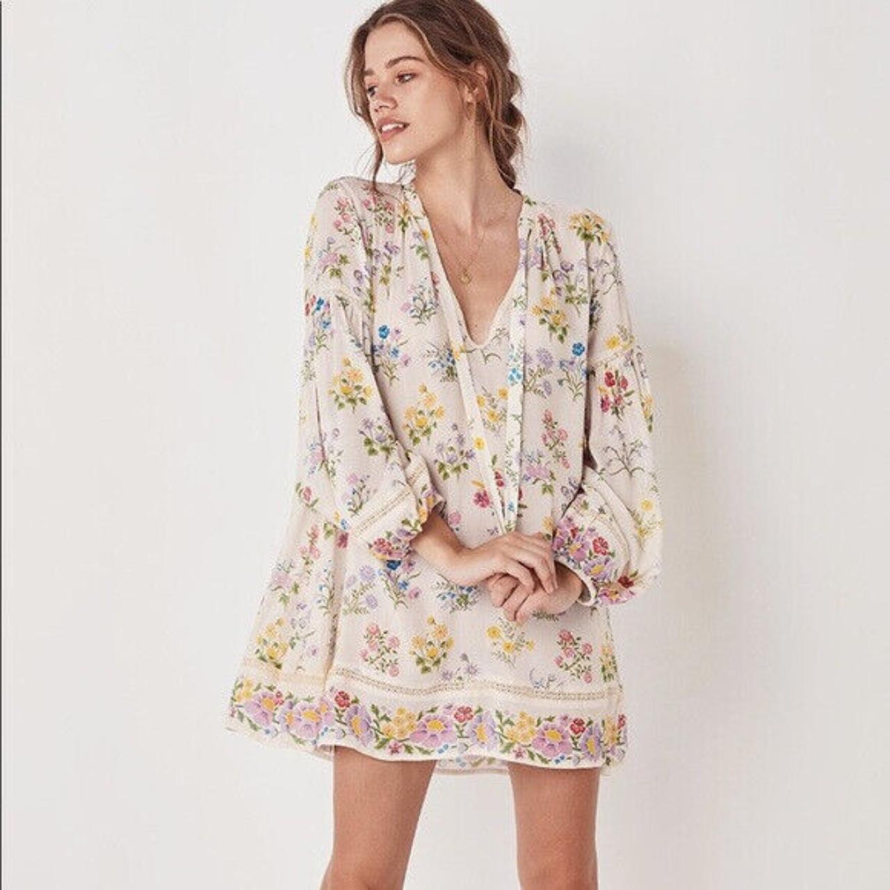 Posy long sleeve mini dress best sale