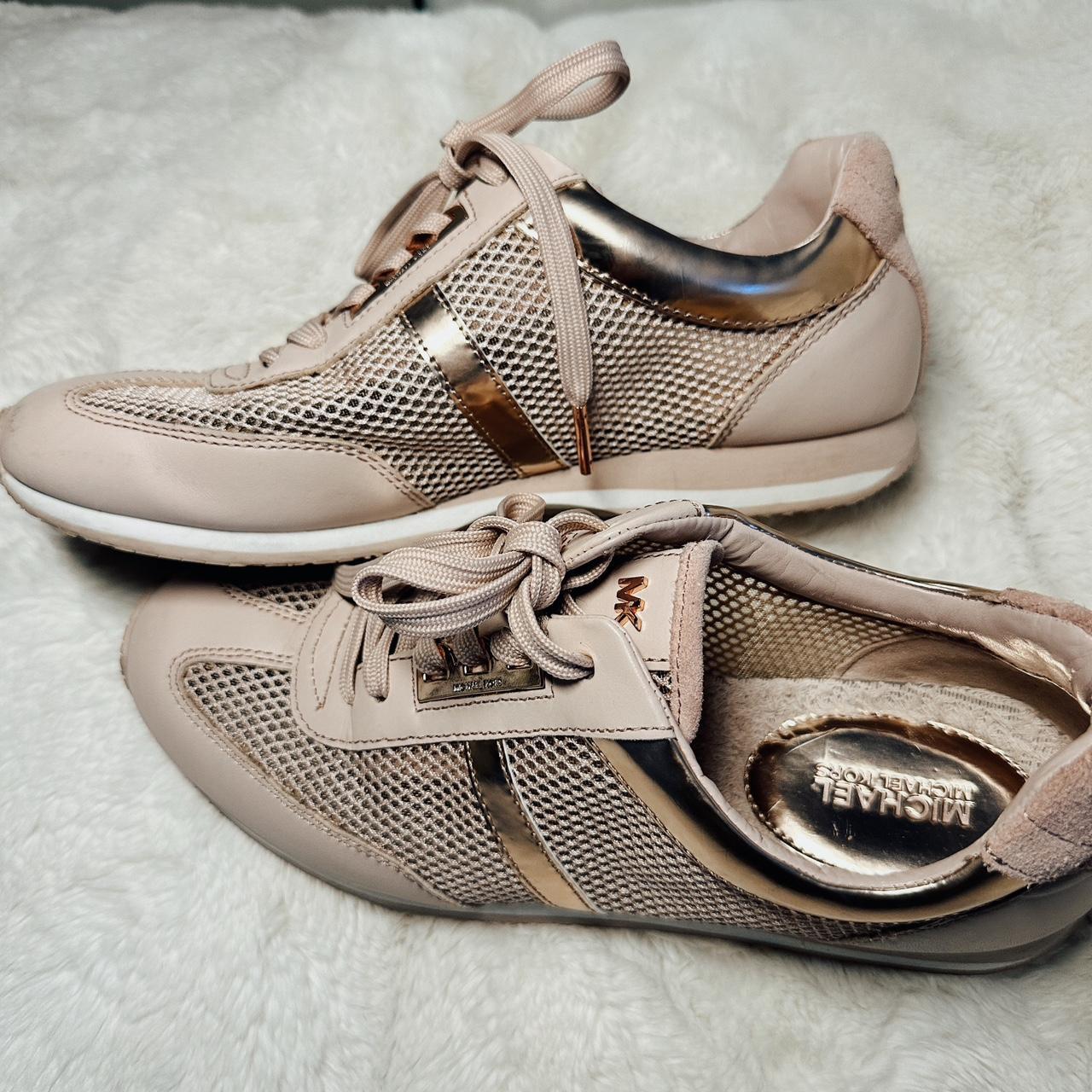 Blush Pink Michael Kors Sneakers, LIKE NEW