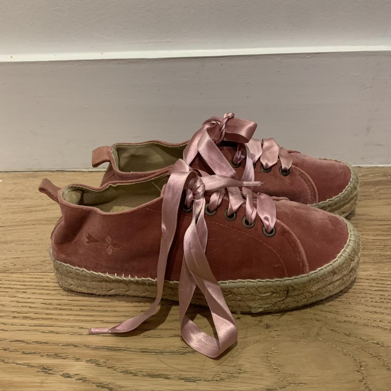 Pink espadrille sneakers on sale