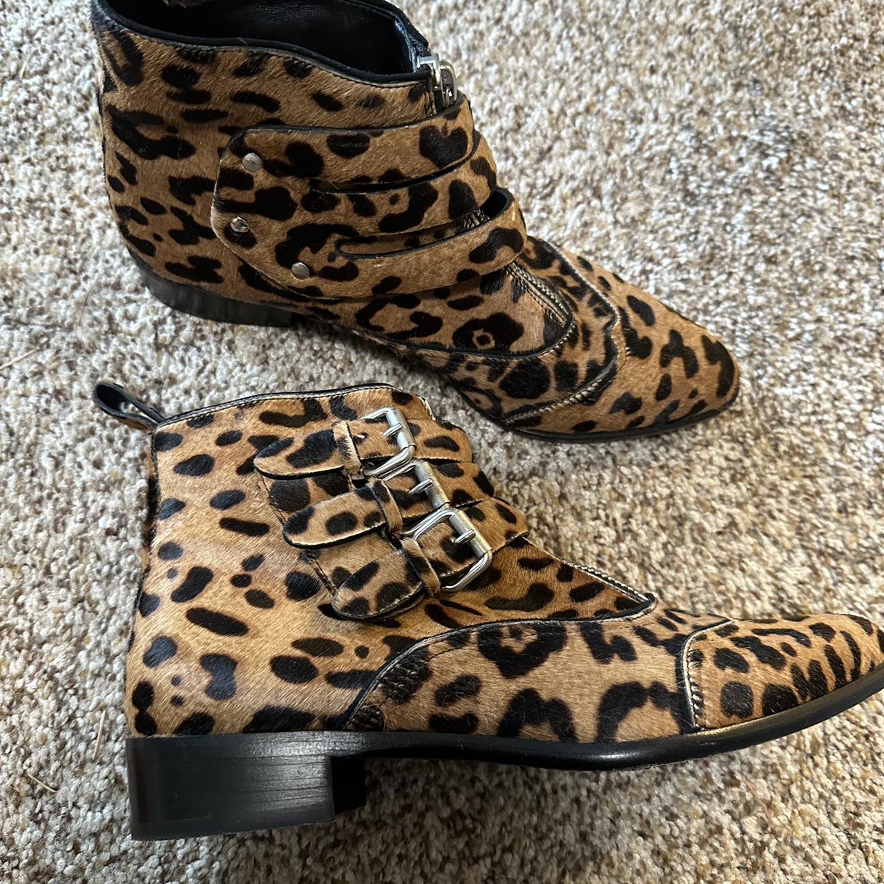 Tabitha simmons leopard boots online