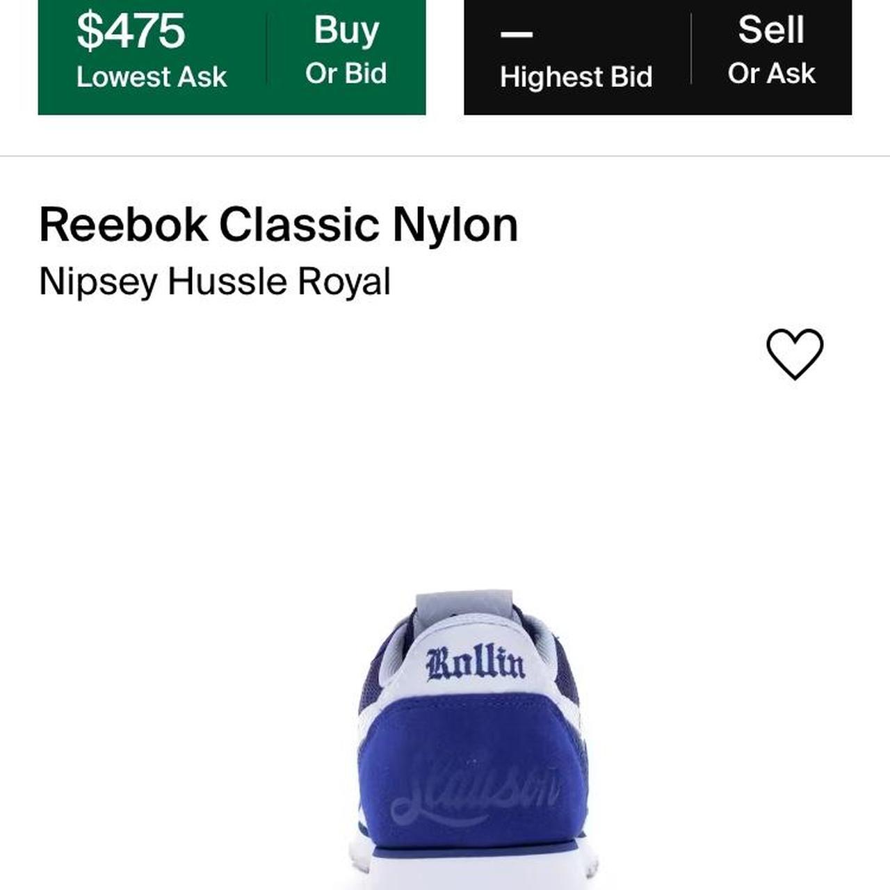 Nipsey hussle sale reebok for sale