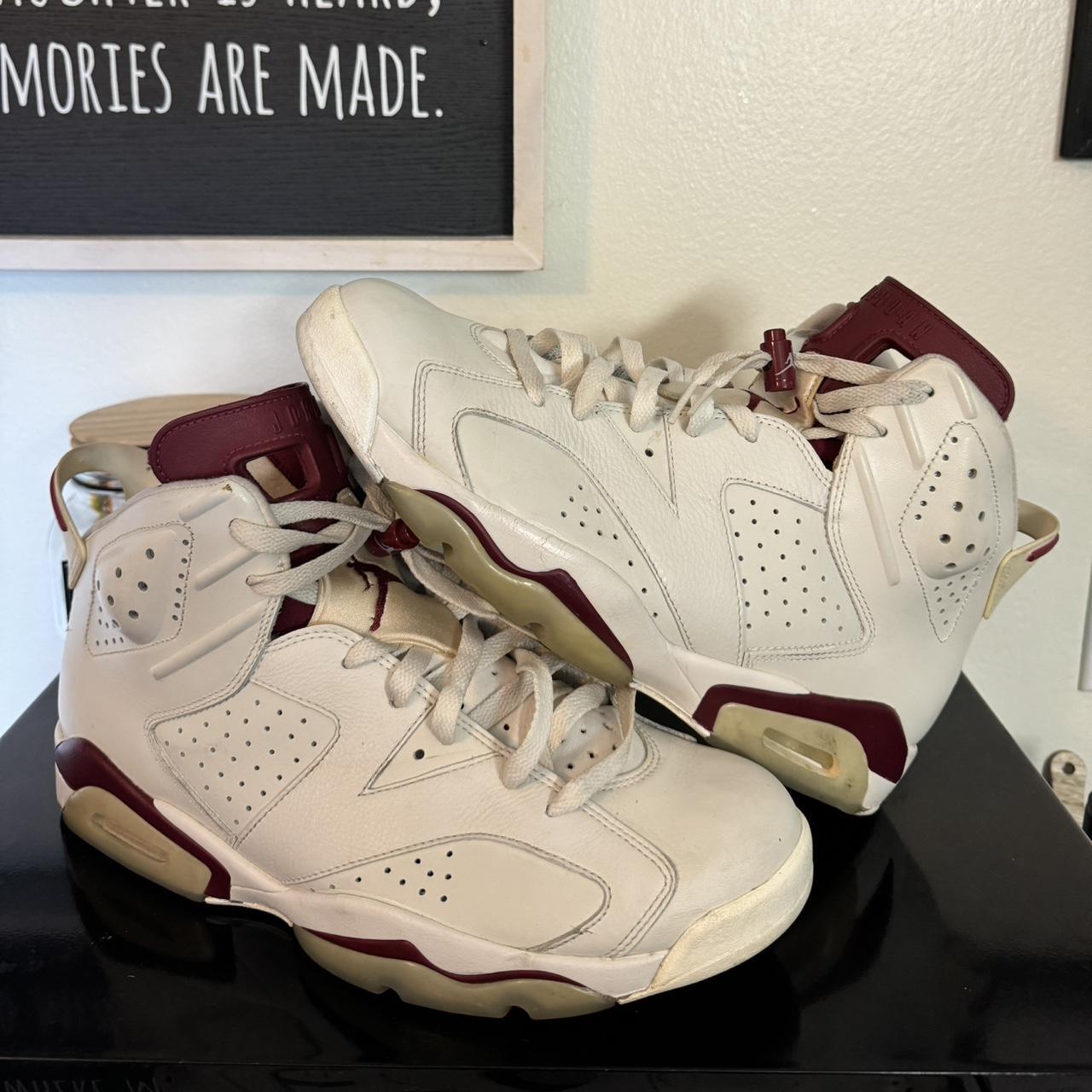 jordan 6 maroon size 11