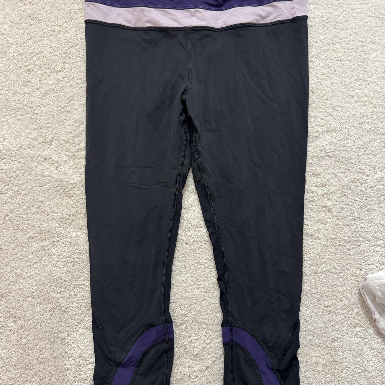 Lululemon cropped leggings. Small paint mark shown... - Depop