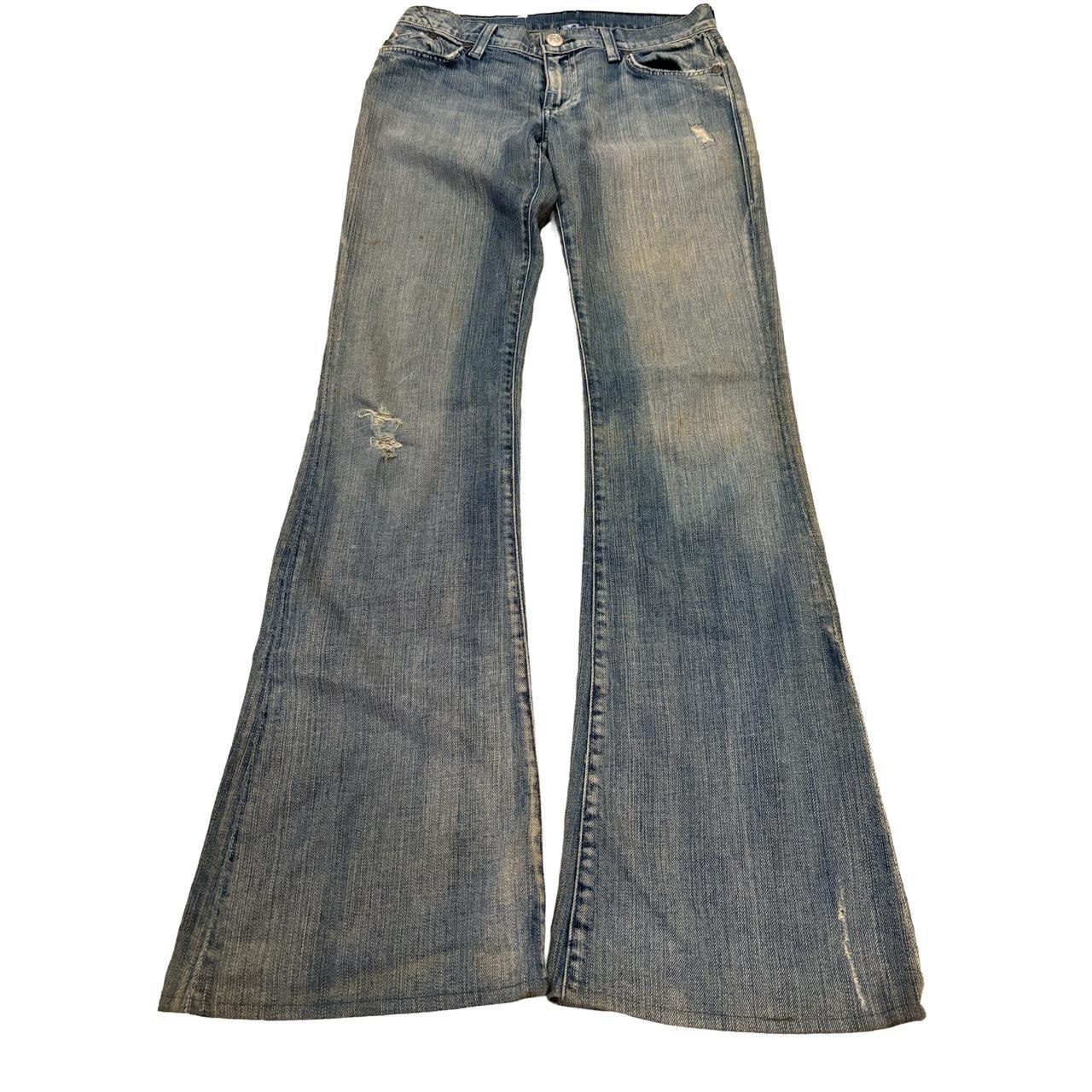 Bell bottom-jeans-vintage - Depop