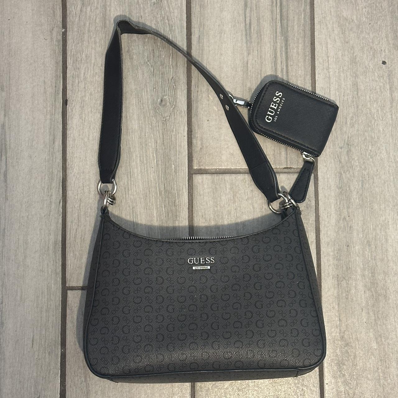 Guess los angeles purse black sale