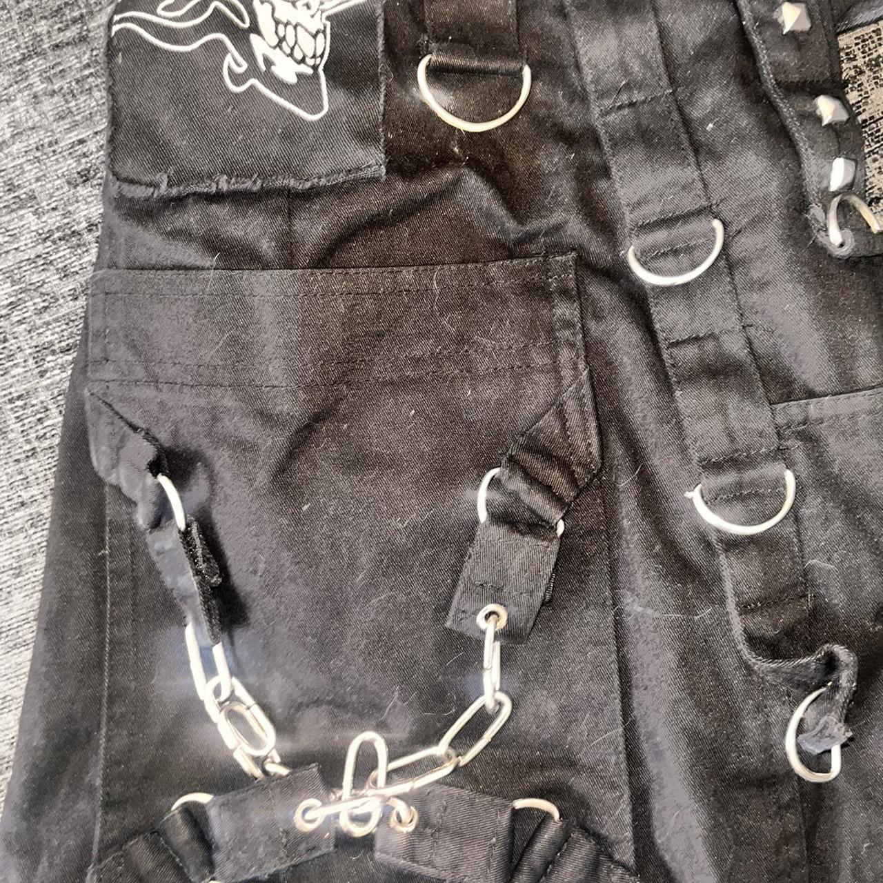 Black baggy Tripp nyc skulls for days and chains.... - Depop