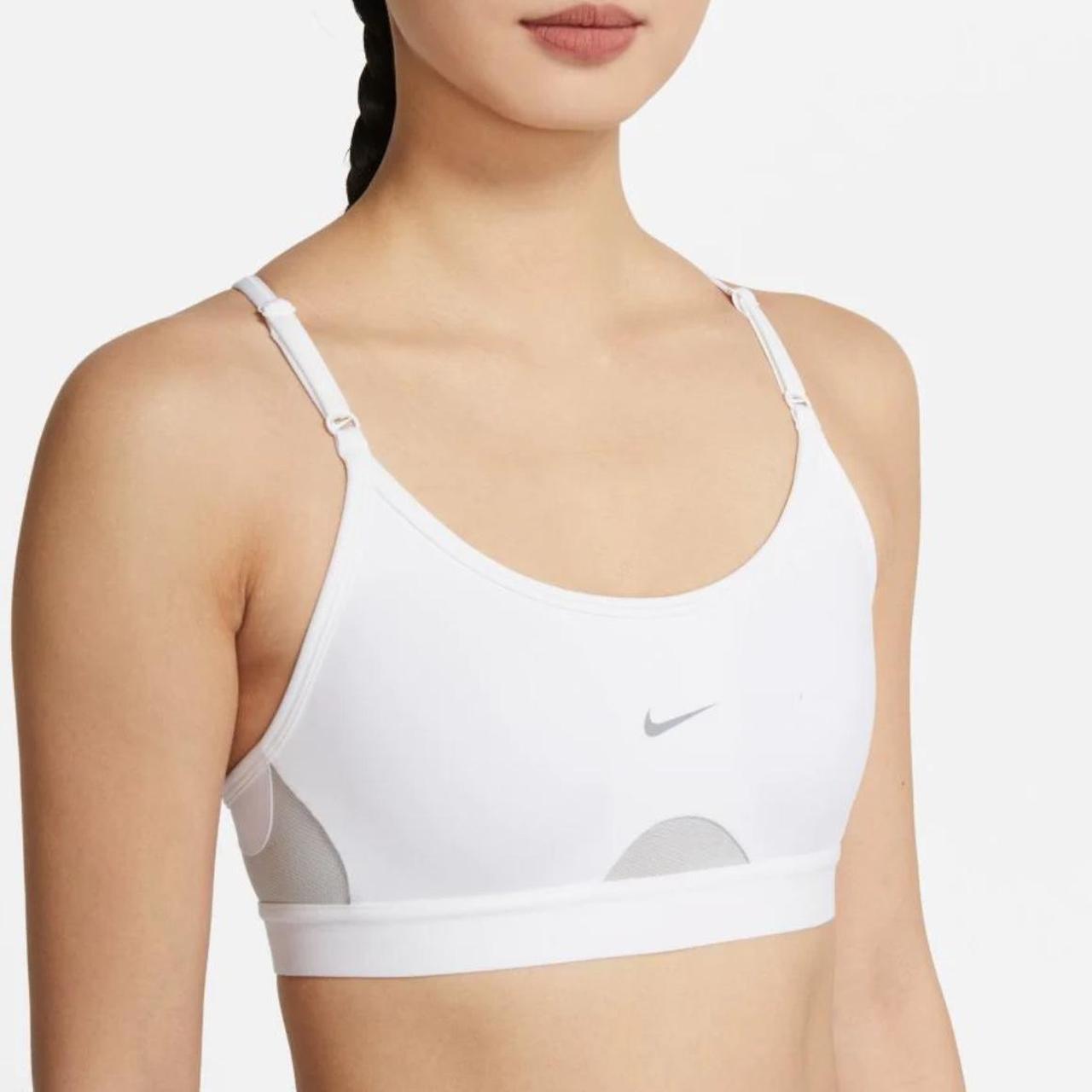 Nike crop top / low-impact sports bra ~ super comfy - Depop