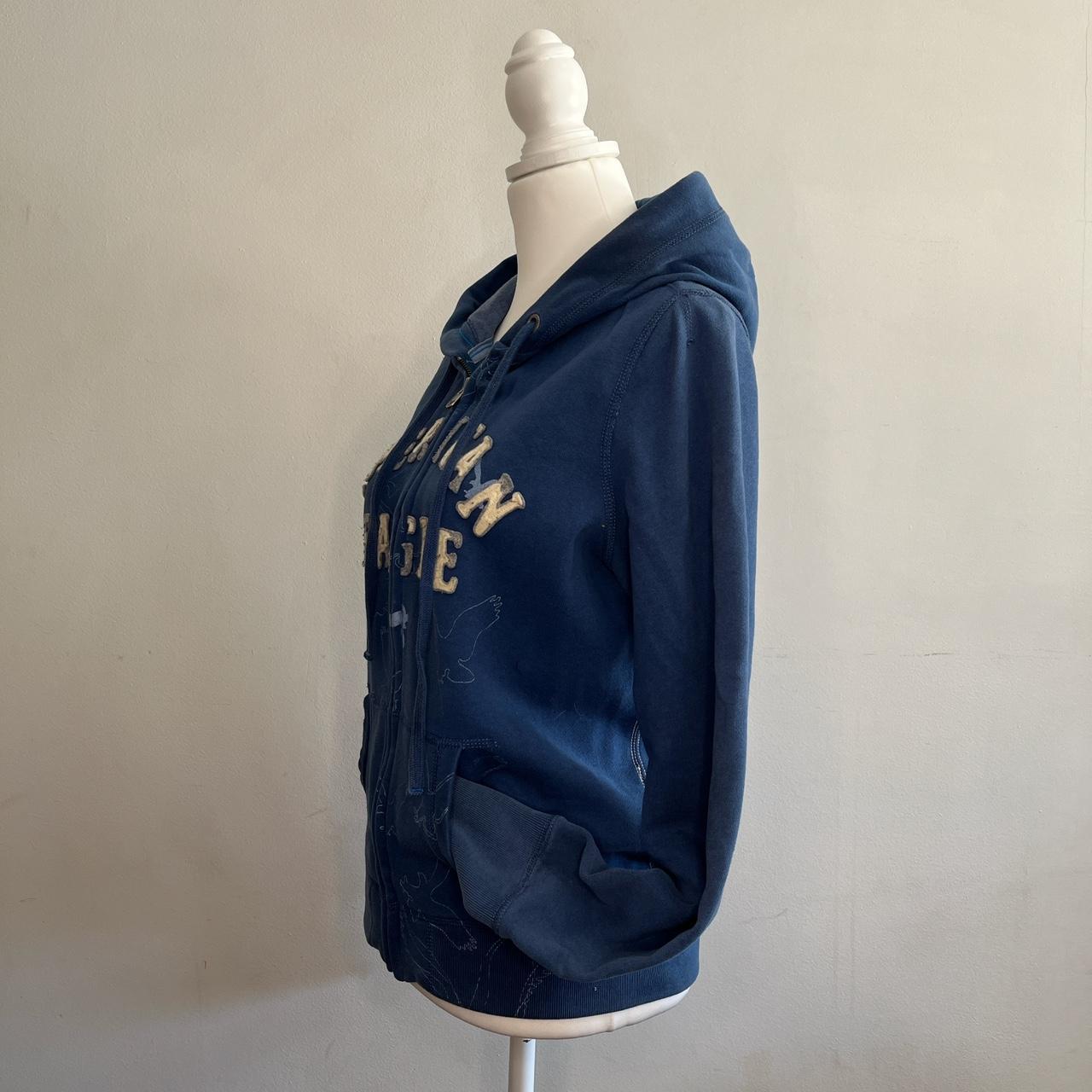 Y2K American Eagle JACKET vintage 2000s blue zip | Depop