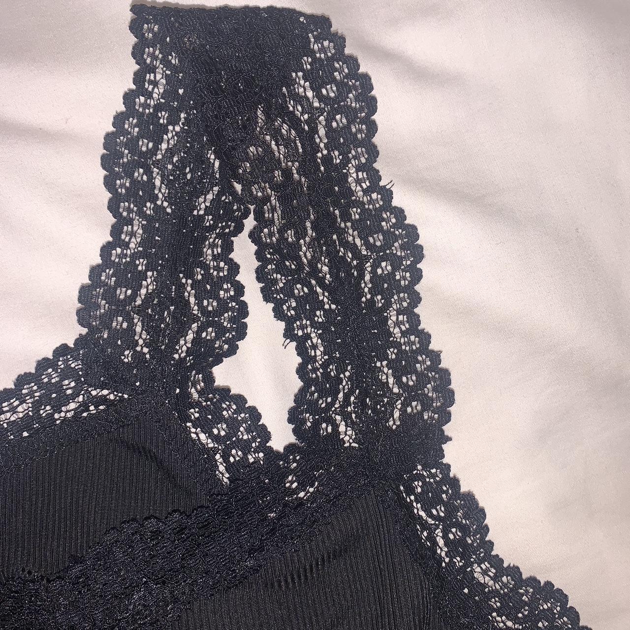 Black lace cami tank top No brand 🤔 Size small Never... - Depop