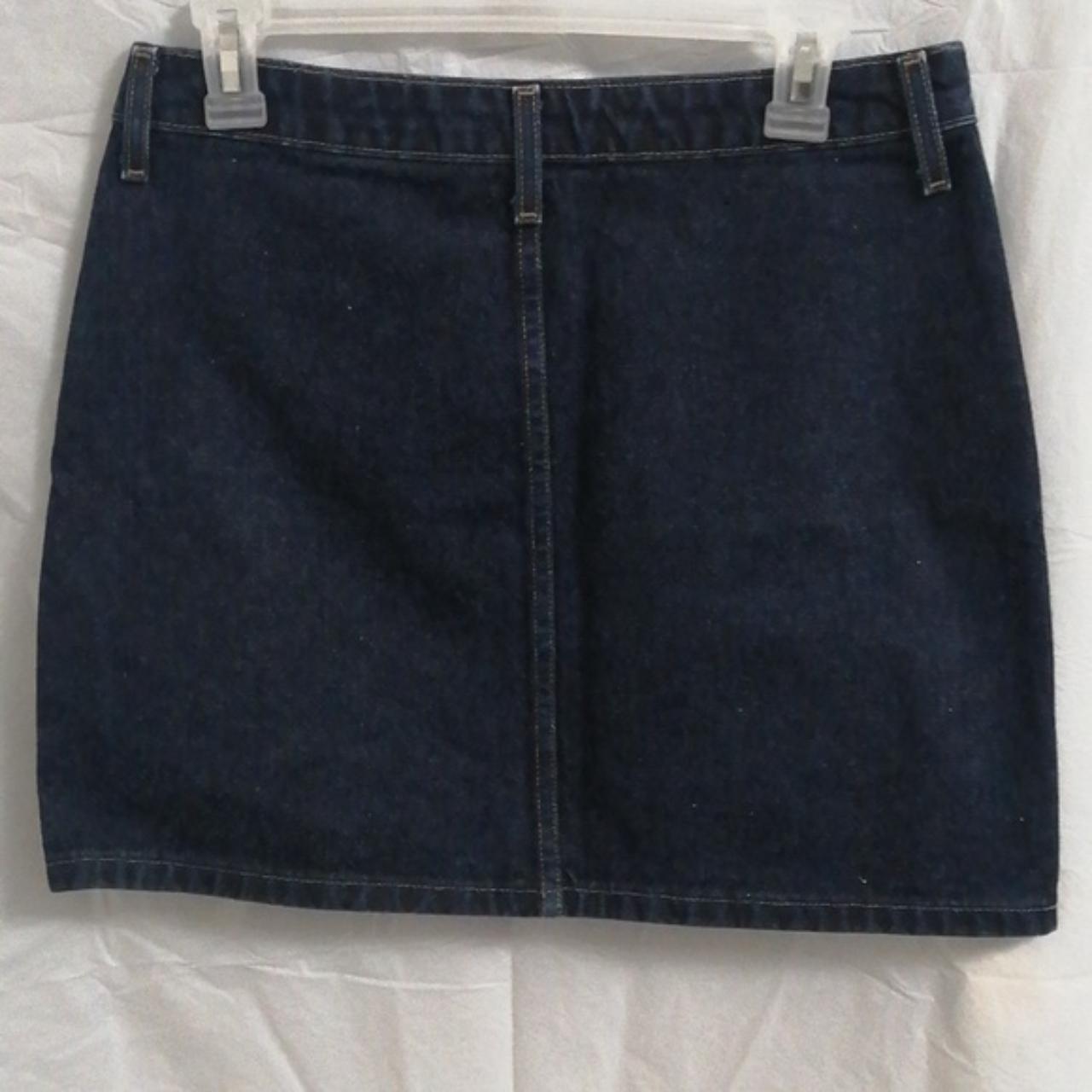 BLUENOTES DEEP BLUE MINI JEANS SKIRT Depop