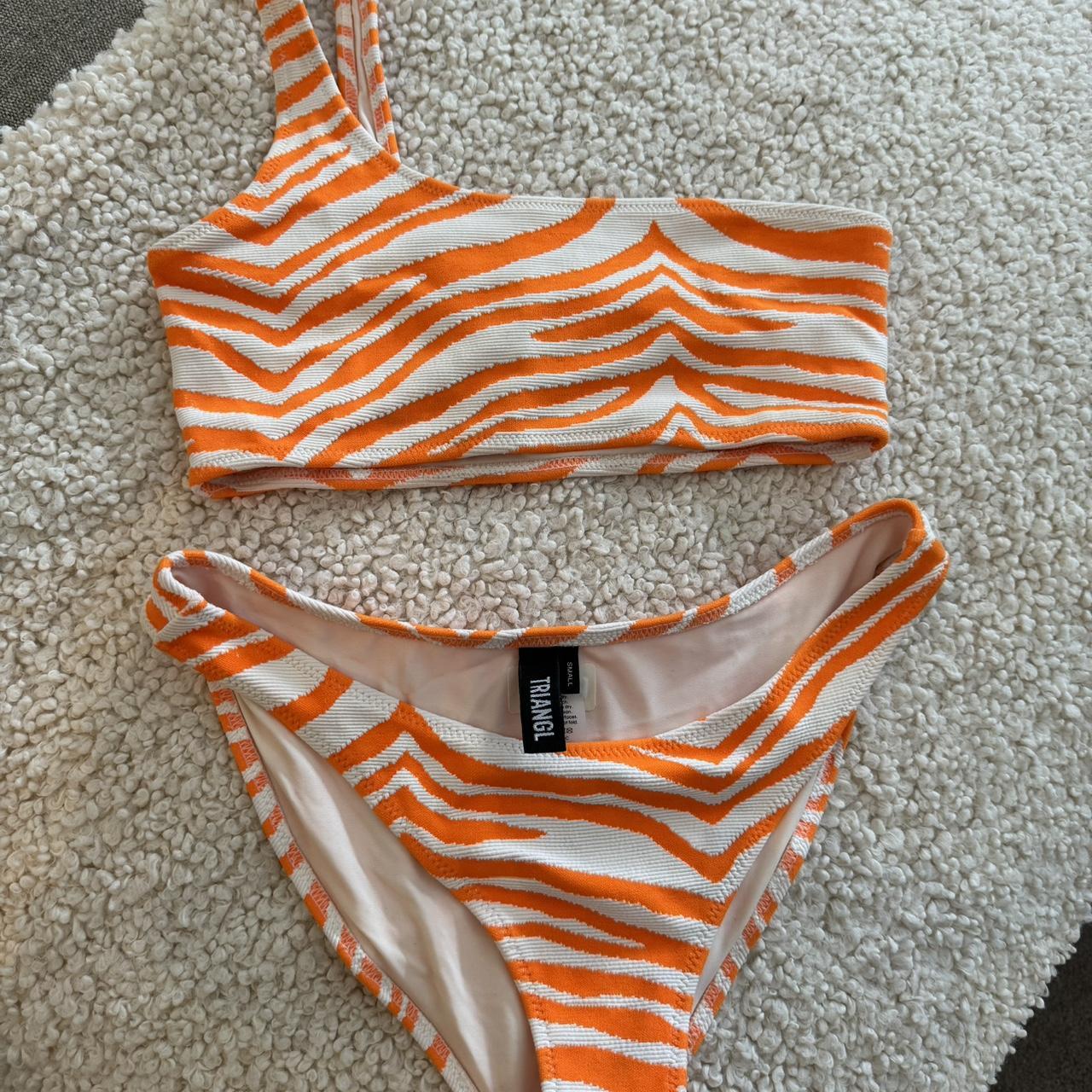 Triangl MELROSE zebra pop two piece... Depop
