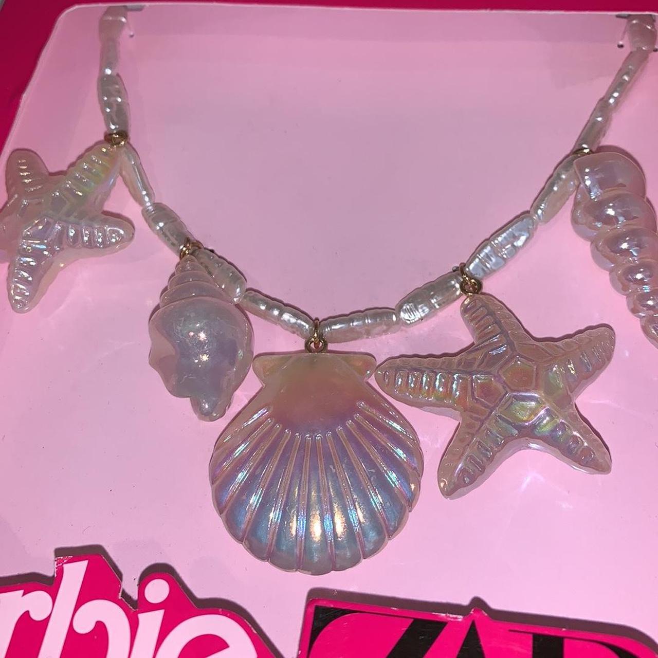 Zara high quality X Barbie Shell Necklace & Earring set