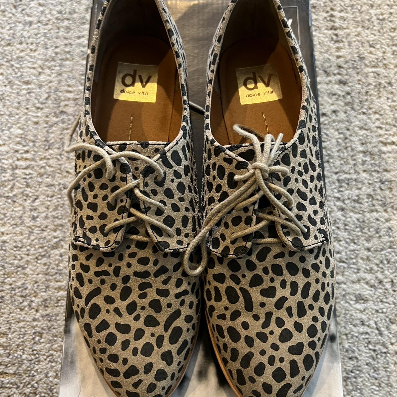 Dolce vita leopard oxfords on sale