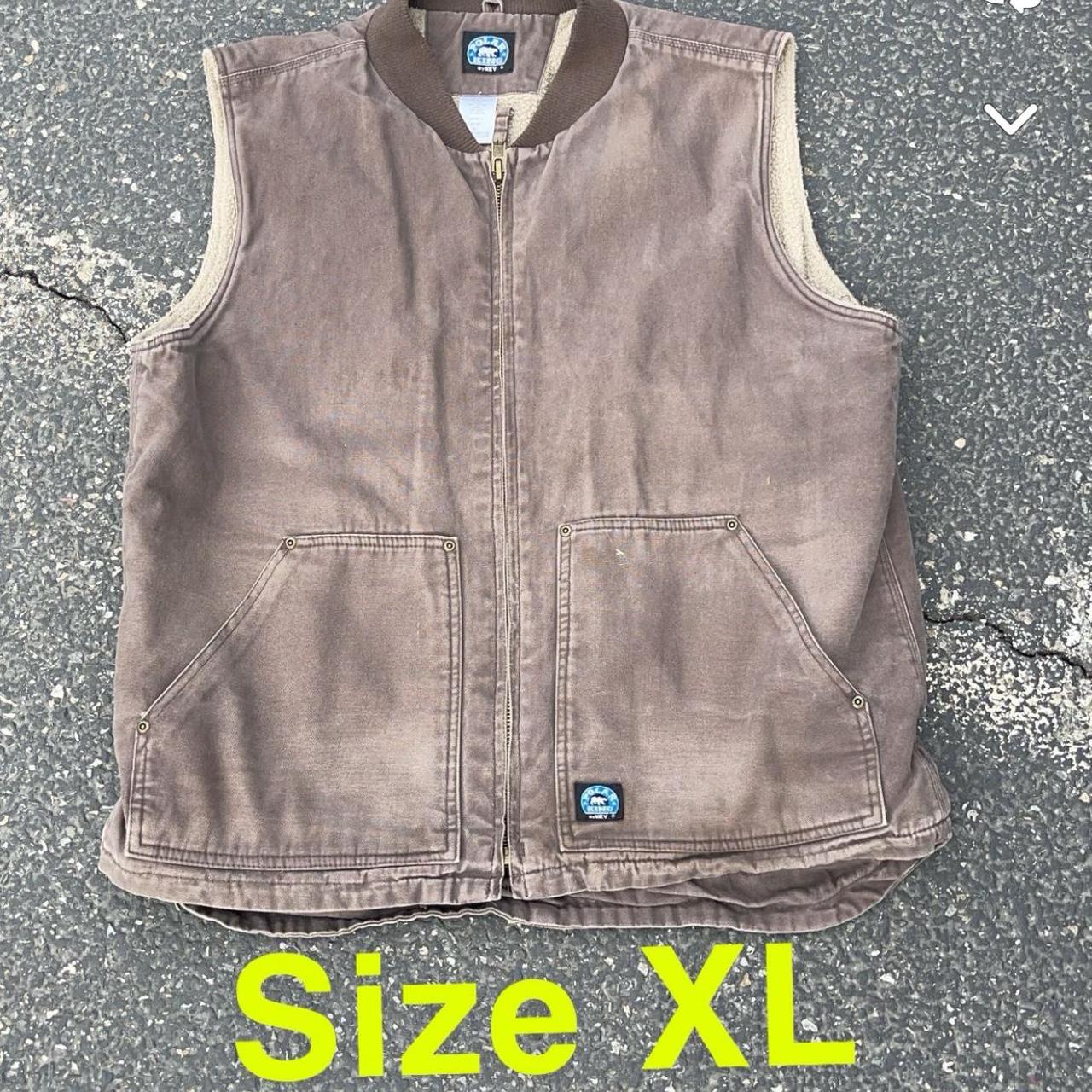 Men polar king vest size XL